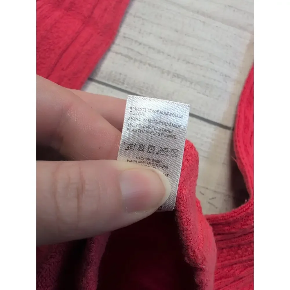 7/8 Mini Boden Cable Knit Footless Tights